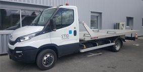 Camion-plateau-basculant-STED-Transport